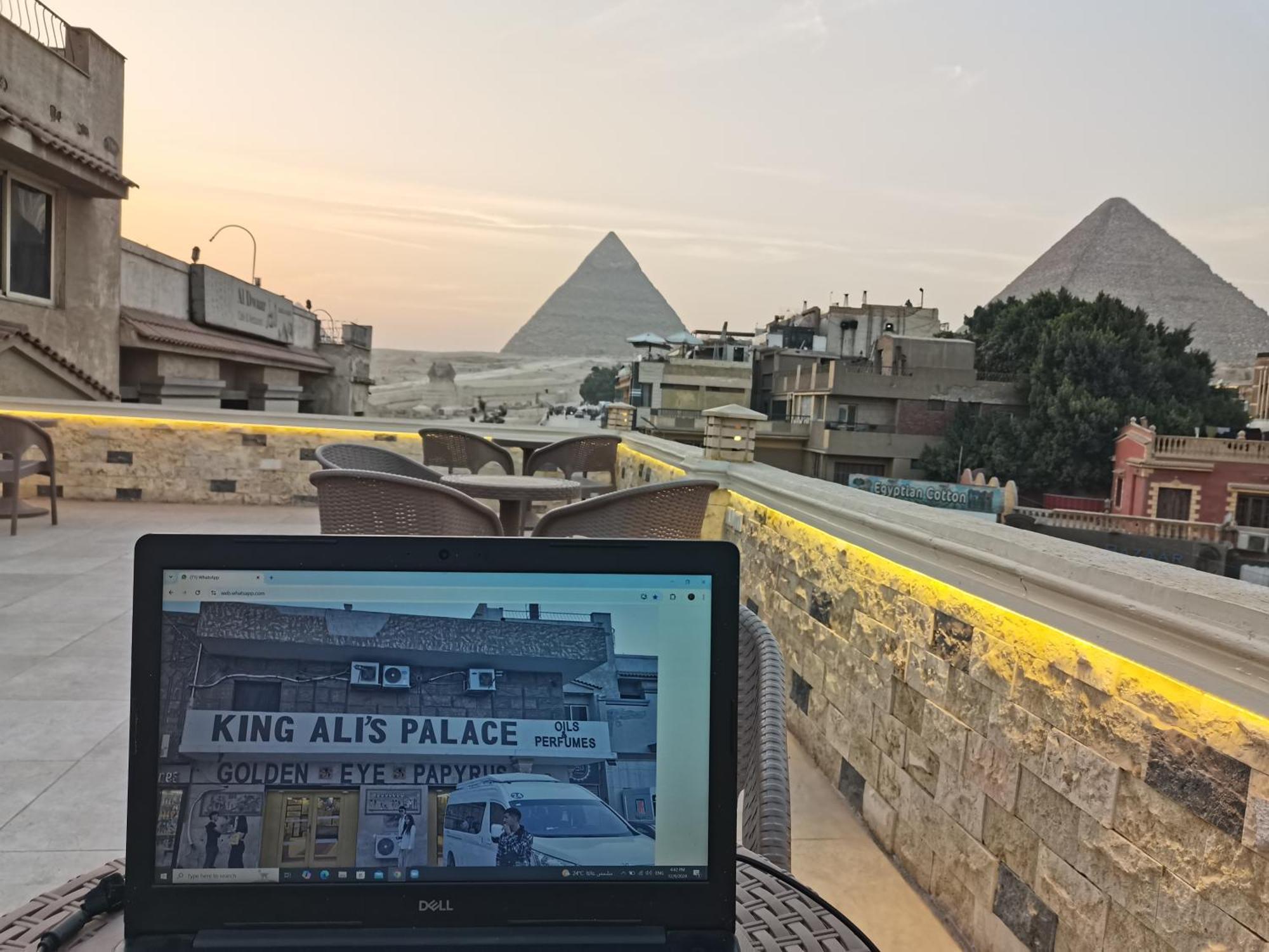 King Ali Pyramids View Inn Kafret el-Gabal Exterior foto